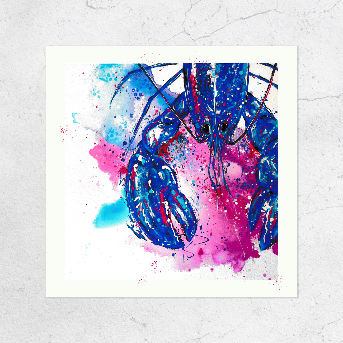 Lobster, Abstrakt, Print