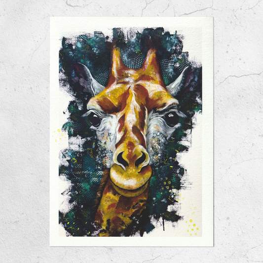Giraffe, Abstrakt, Print