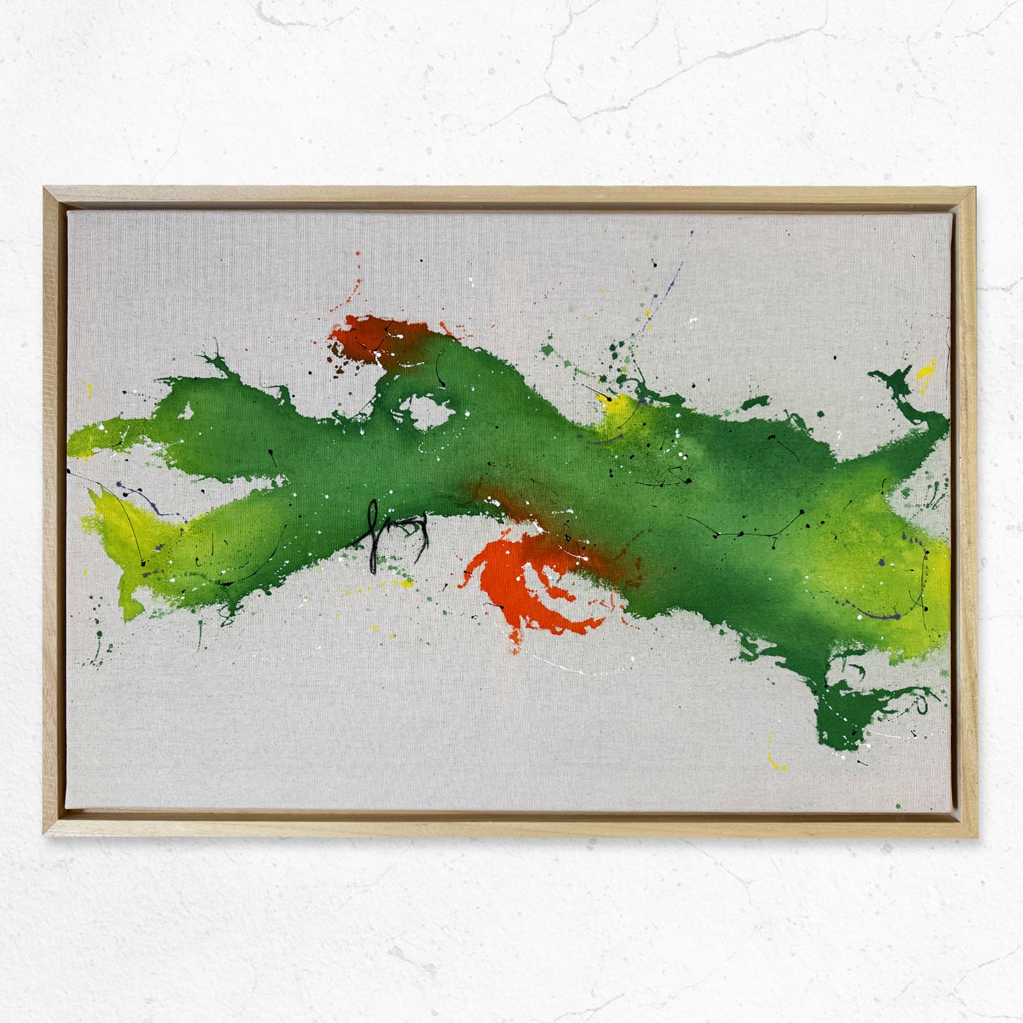 Gesamtwerk Acryl auf Leinwand