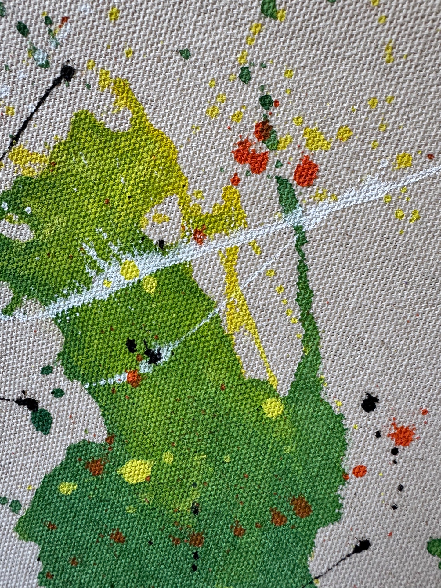 Detailaufnahme Acrylbild